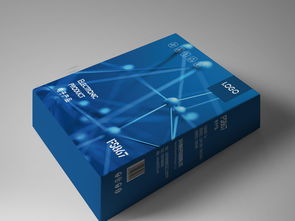 电板科技动感时尚电子科技包装盒 展开图